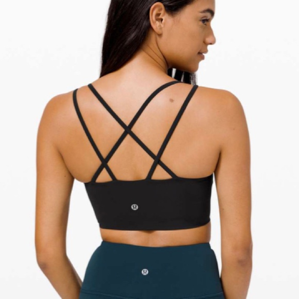 Lululemon Like a Cloud Bra Long Line *Light Support Black Size 4